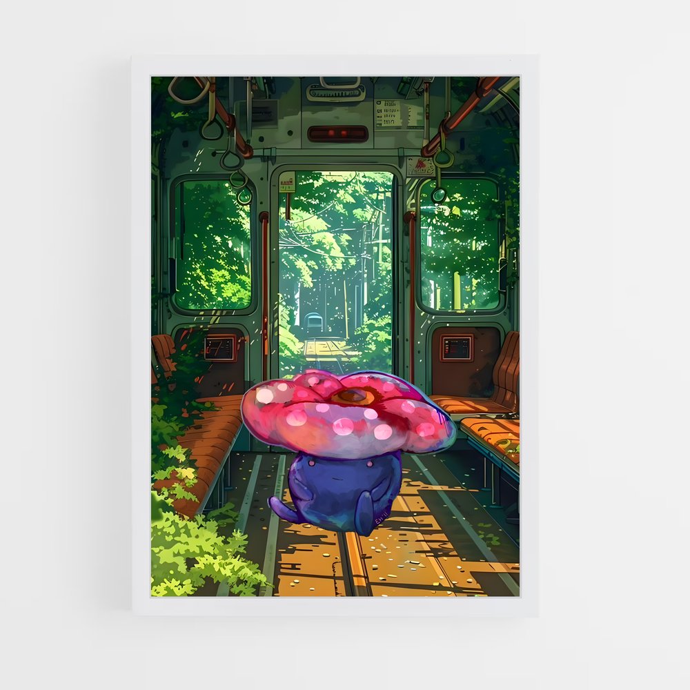 Poster Fleur de Train – affiche Pokemon (vue 3)
