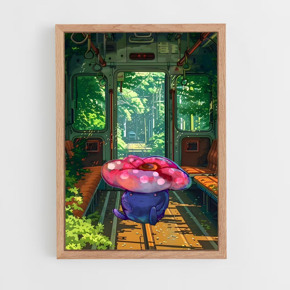 Poster Fleur de Train – affiche Pokemon (vue 4)