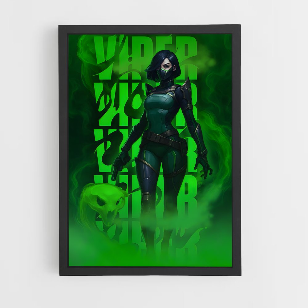 Poster Viper Green – affiche Valorant (vue 2)