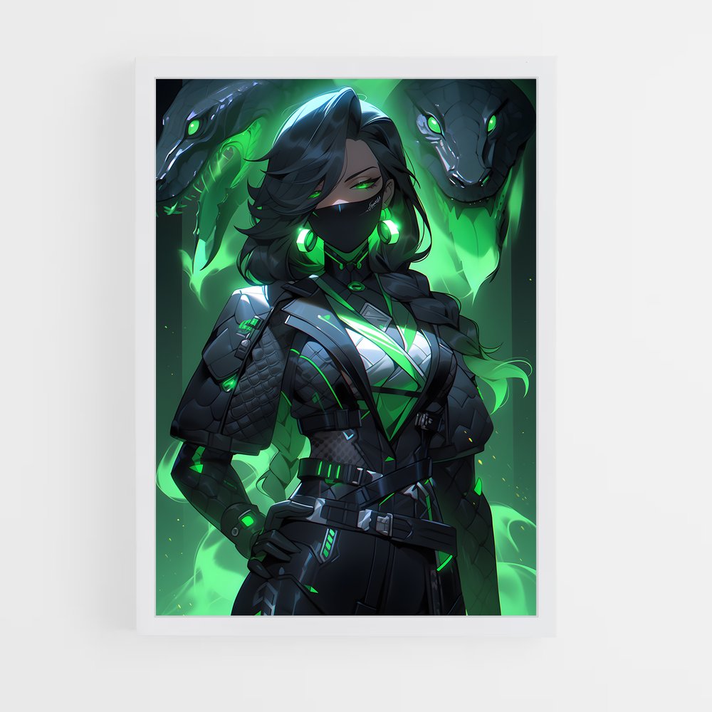 Poster Viper's Embrace – affiche Valorant (vue 3)
