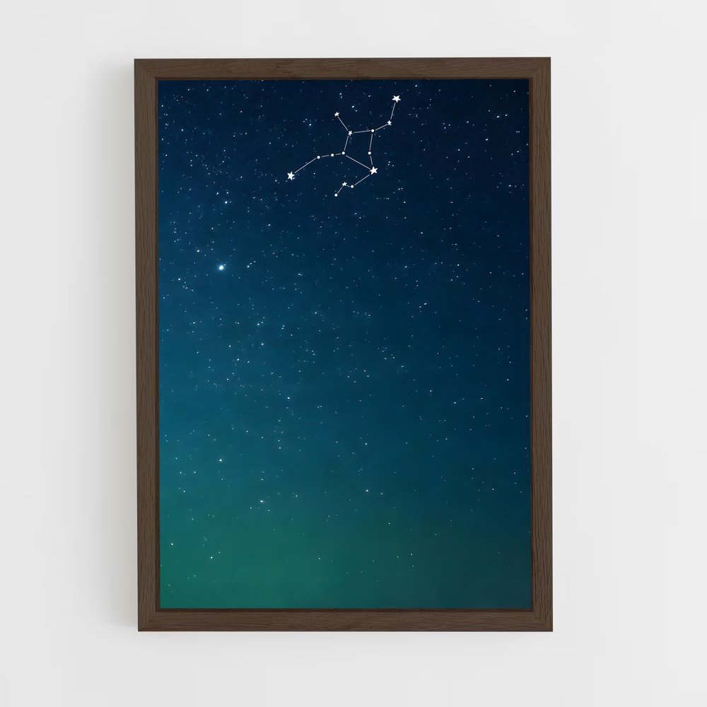 Poster Étoiles de Vierge – affiche Constellations (vue 5)