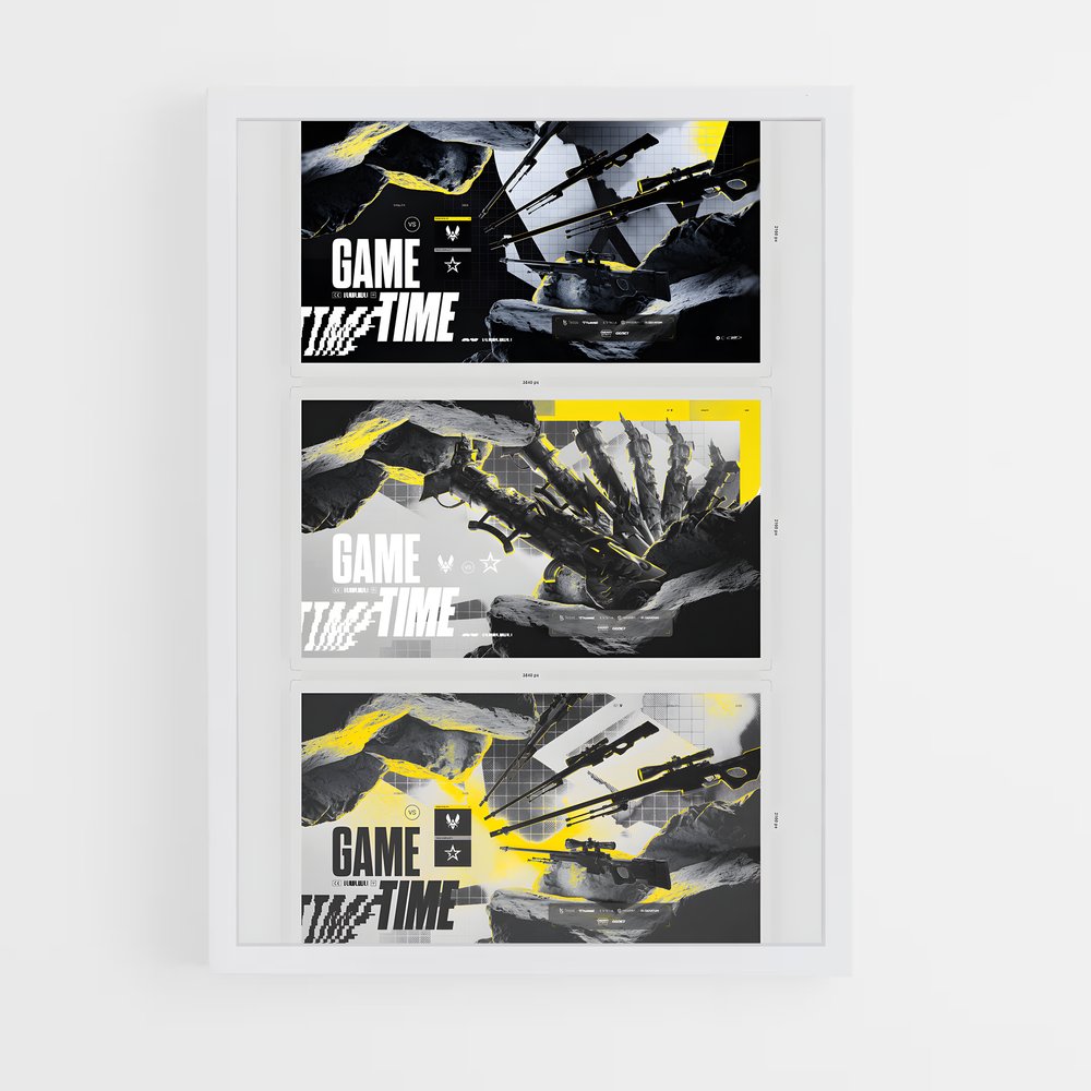 Poster Vitality Énergie – affiche Esports (vue 3)