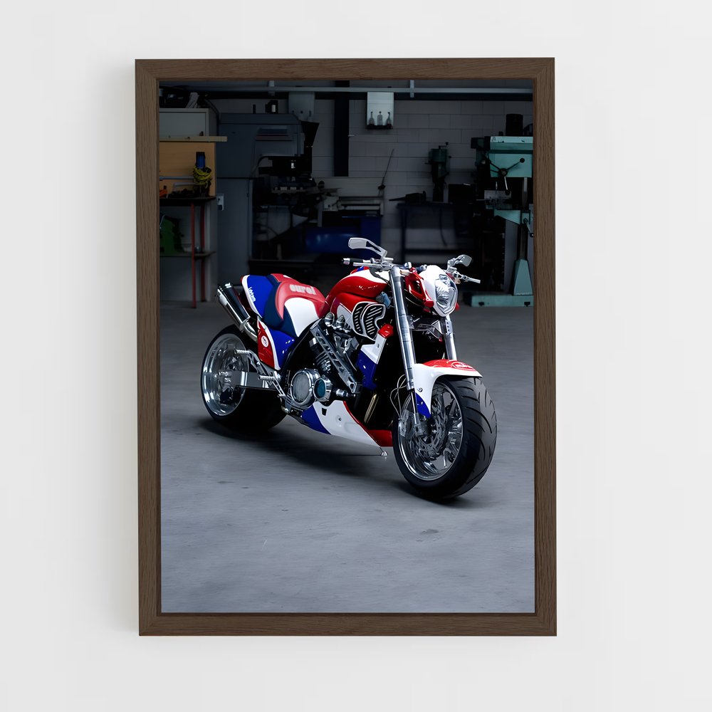 Poster Vmax en Garage – affiche Yamaha (vue 5)