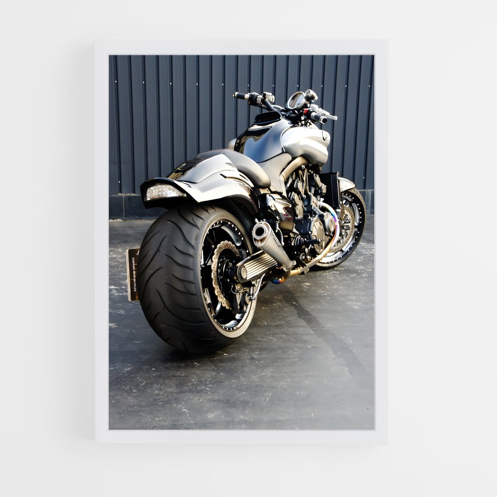 Poster Vmax sur Route – affiche Yamaha (vue 3)