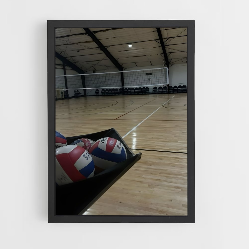 Poster Service Match – affiche Volleyball (vue 2)