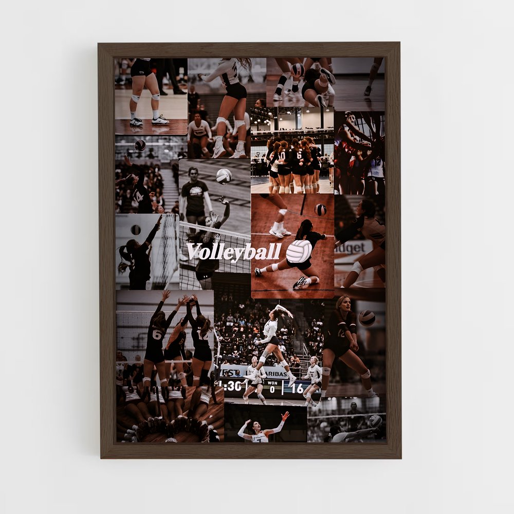 Poster Envolée Sportive – affiche Volleyball (vue 5)