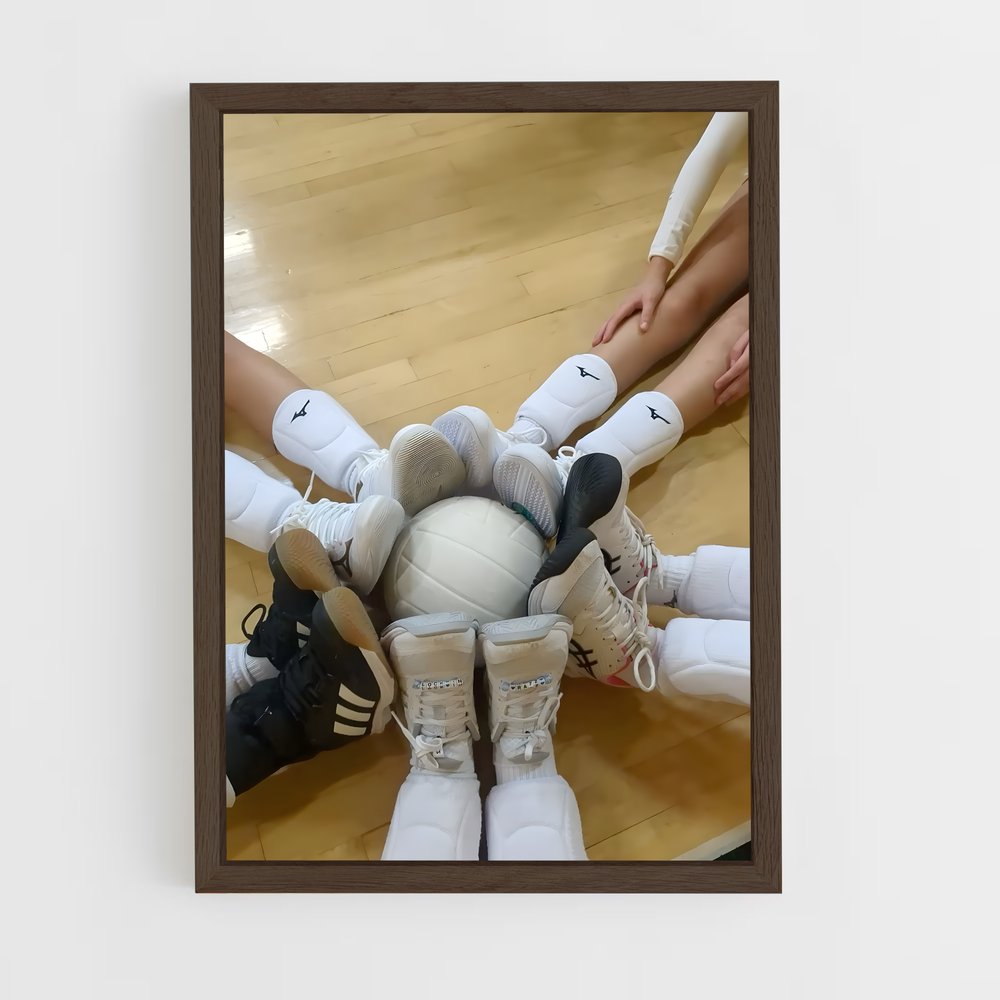 Poster Volley Asseyez-vous – affiche Volleyball (vue 5)