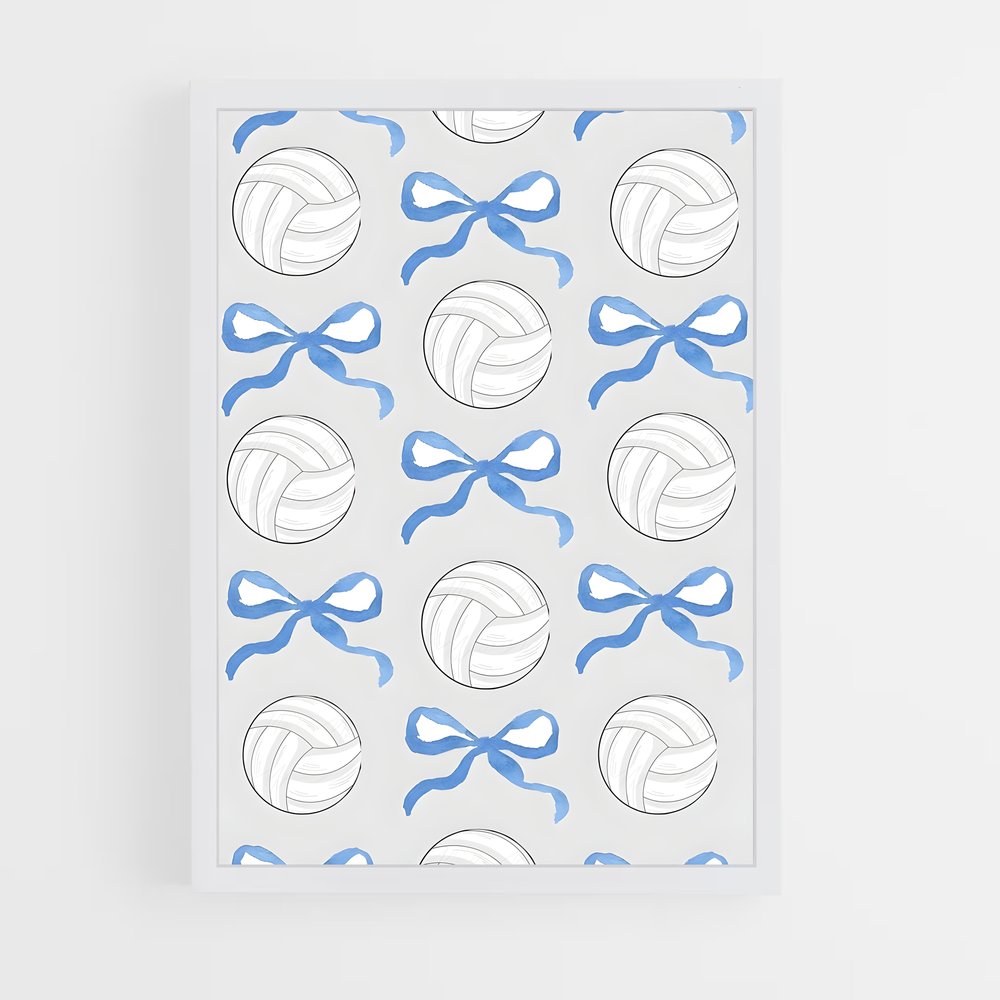 Poster Volley Art – affiche Volleyball (vue 3)