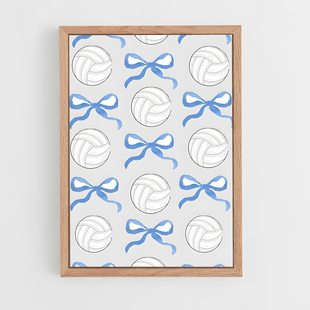 Poster Volley Art – affiche Volleyball (vue 4)