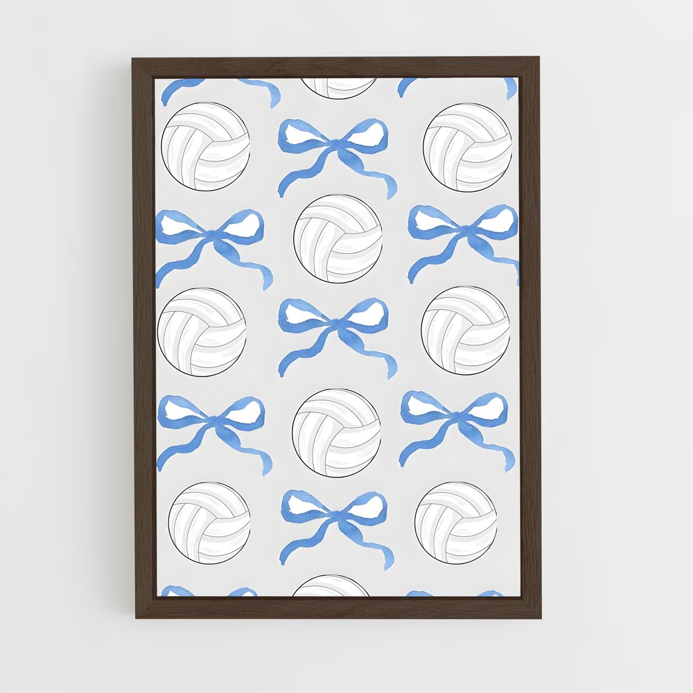 Poster Volley Art – affiche Volleyball (vue 5)