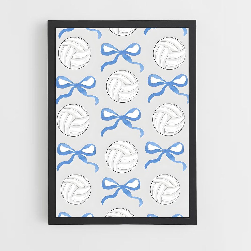 Poster Volley Art – affiche Volleyball (vue 2)