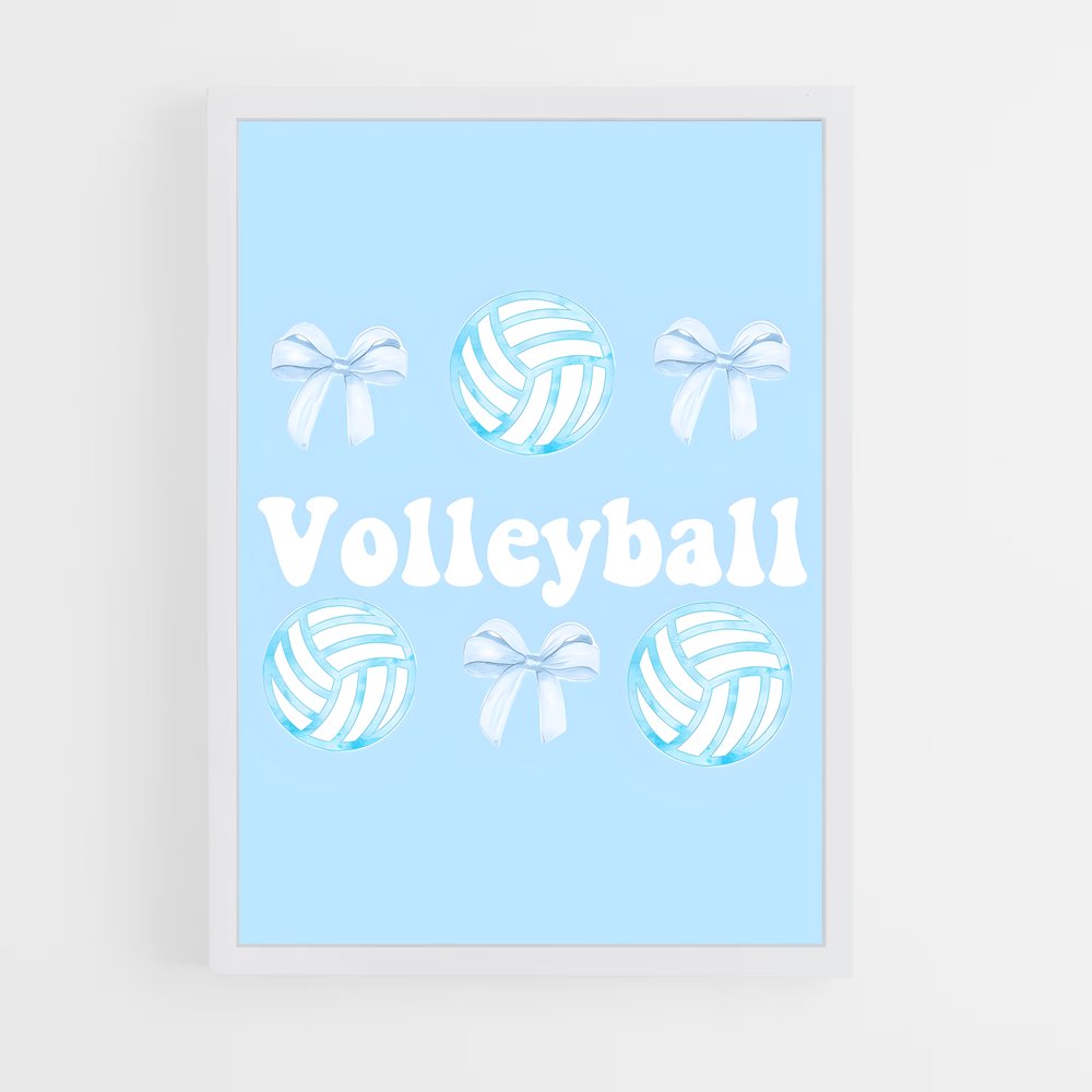 Poster Ace du Volley – affiche Volleyball (vue 3)