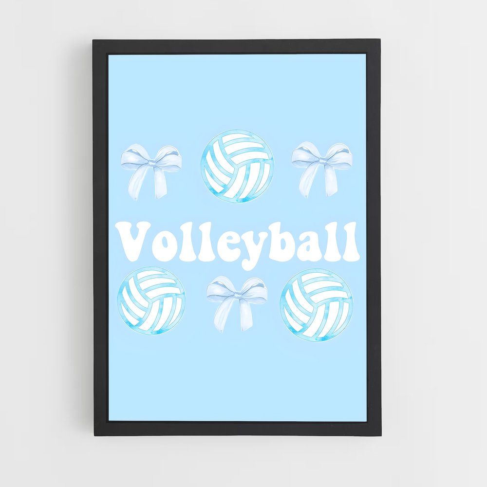 Poster Ace du Volley – affiche Volleyball (vue 2)