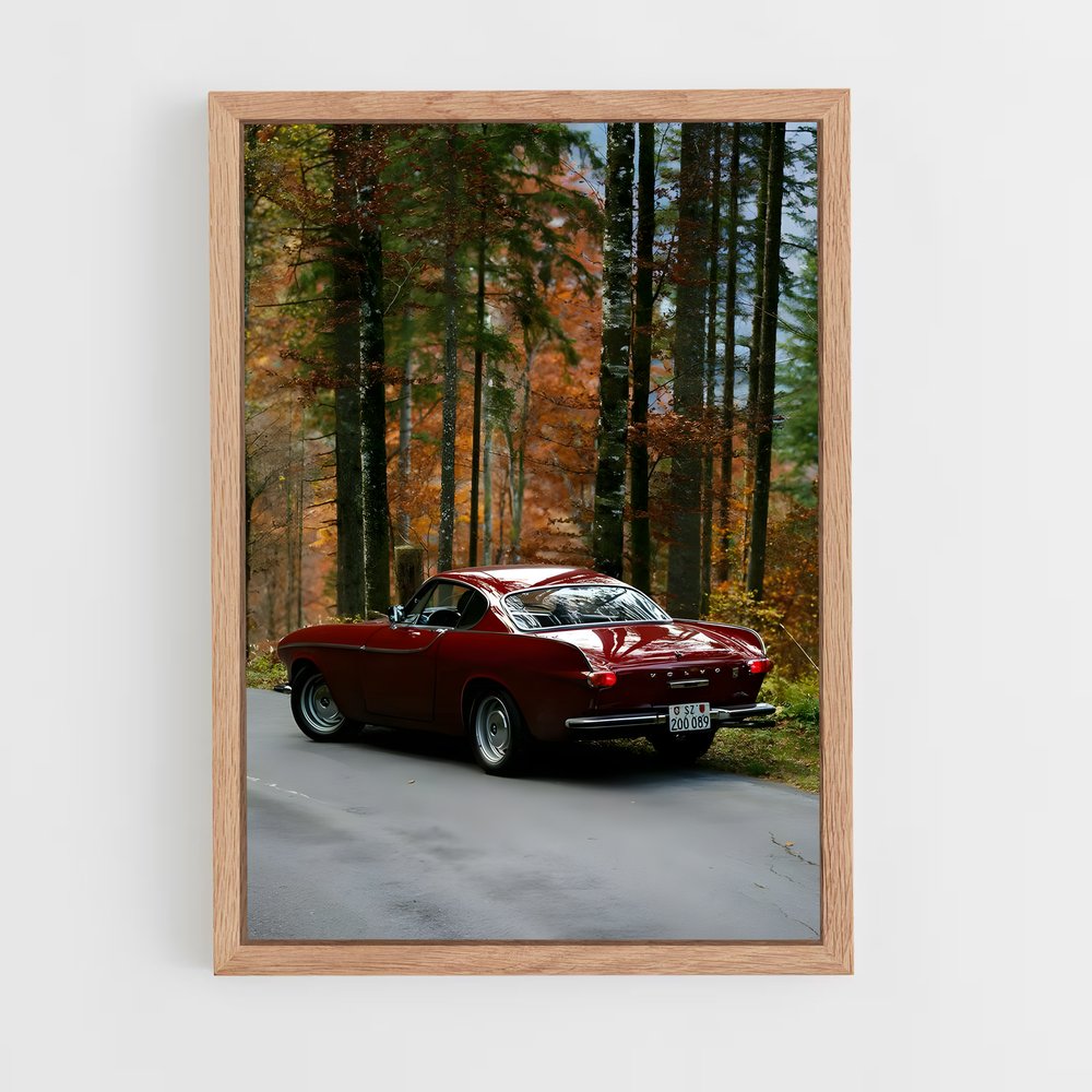 Poster Voyage en Forêt – affiche Volvo (vue 4)