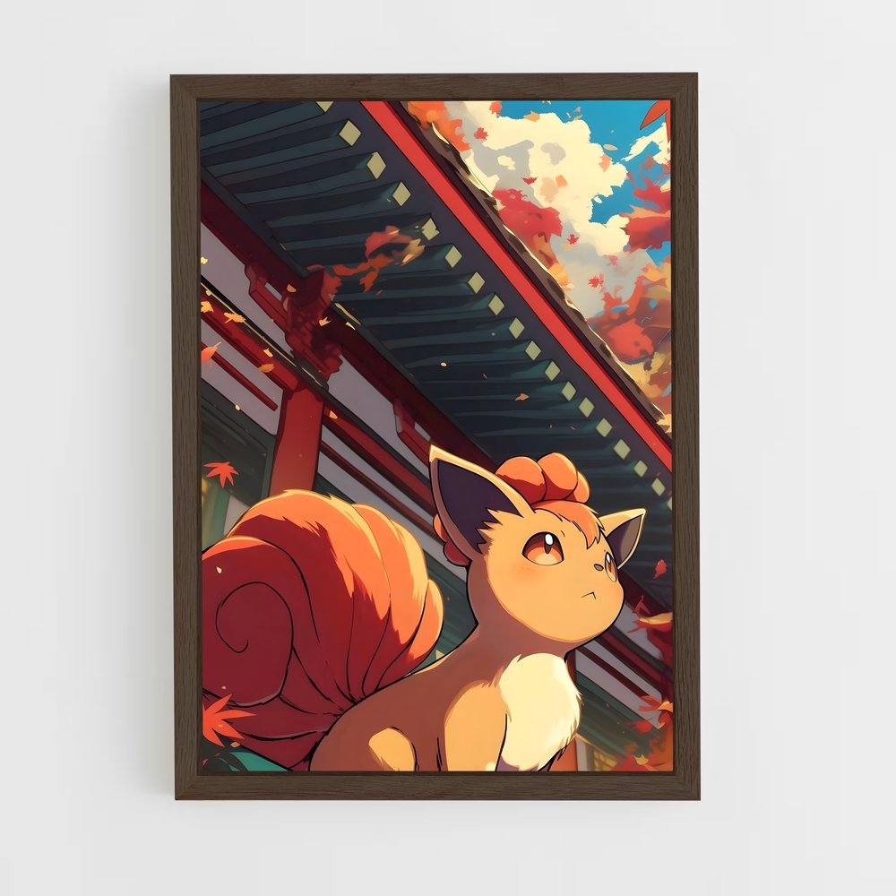Poster Vulpix en Ville – affiche Pokemon (vue 5)