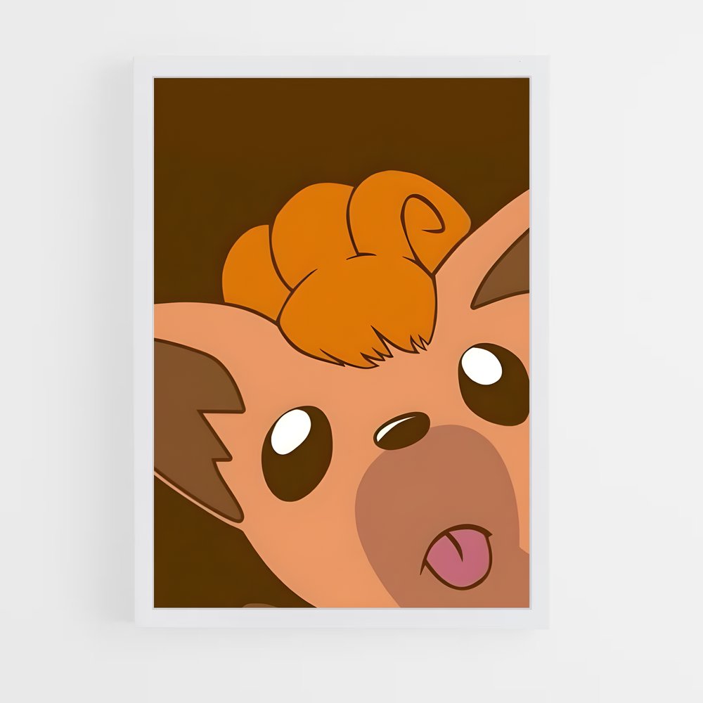 Poster Toutou Malin – affiche Pokemon (vue 3)