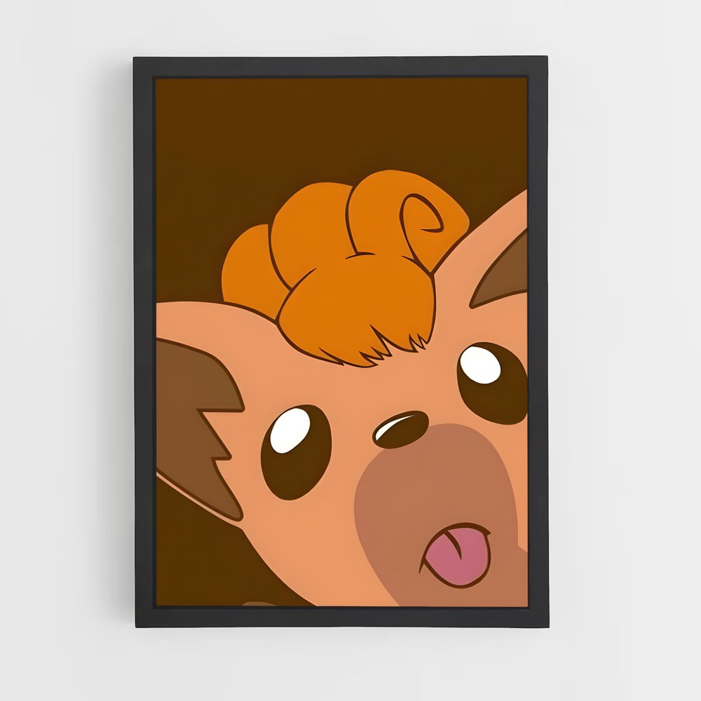 Poster Toutou Malin – affiche Pokemon (vue 2)