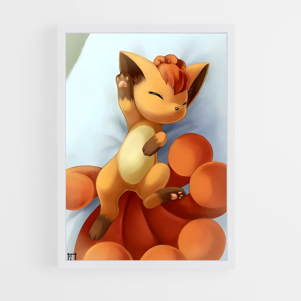 Poster Vulpix Enchanté – affiche Pokemon (vue 3)