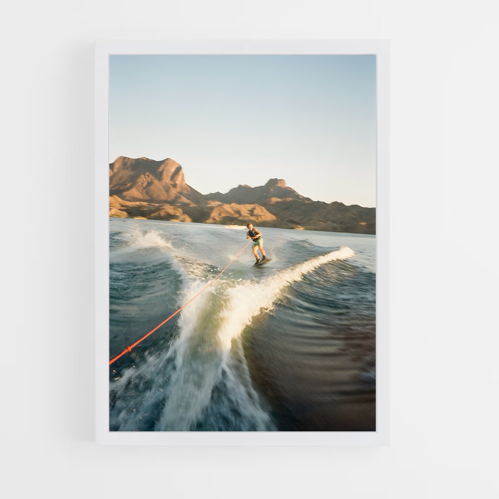 Poster Wakeboarding D'un (vue 3)