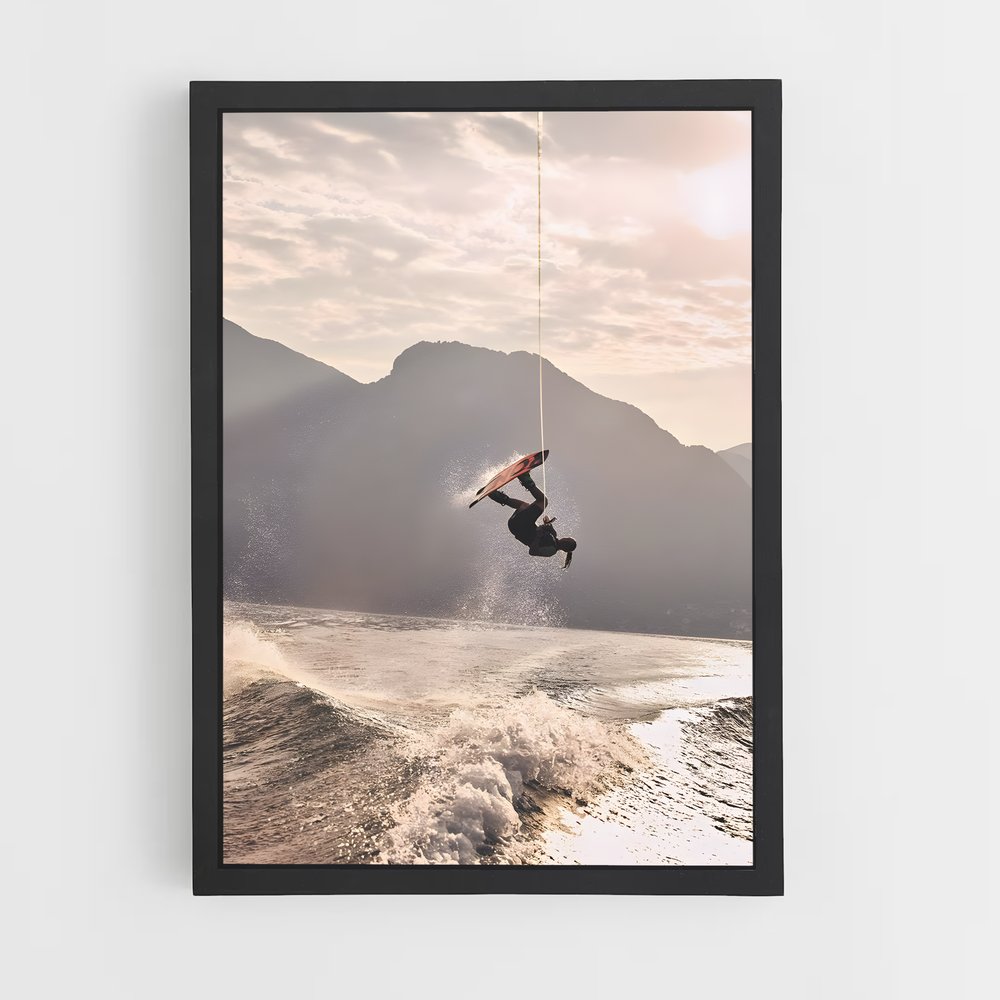 Poster Wakeboarding wakeboard (vue 2)