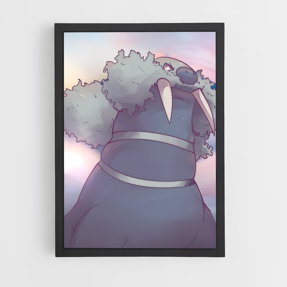 Poster Walrein chapeau – affiche Pokemon (vue 2)