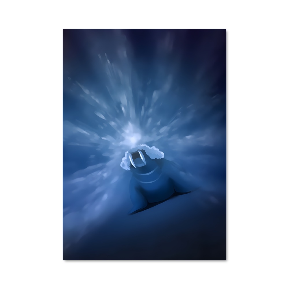 Poster Lumière Arctique – affiche Pokemon