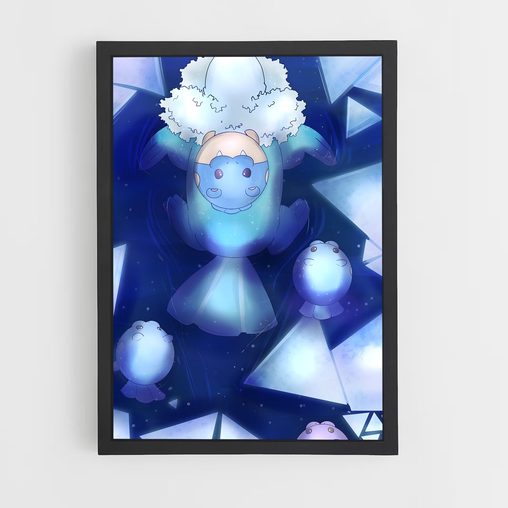 Poster Walrein le Glacial – affiche Pokemon (vue 2)