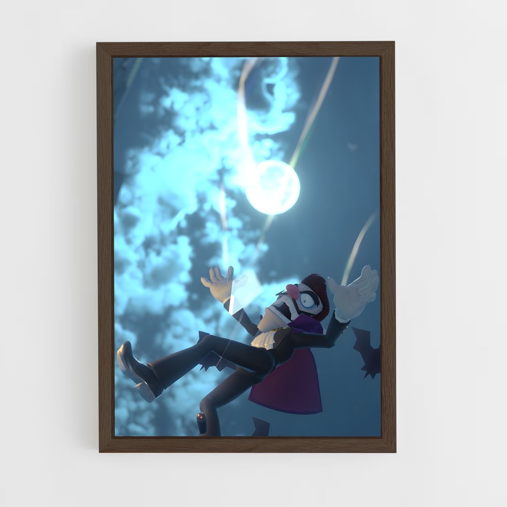 Poster Waluigi en Vol – affiche Mario (vue 5)