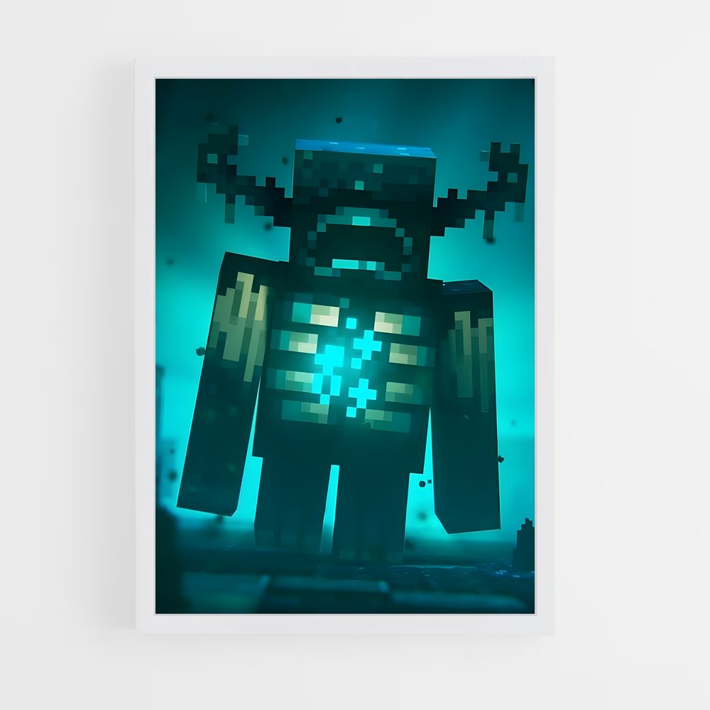 Poster Block Party – affiche Minecraft (vue 3)