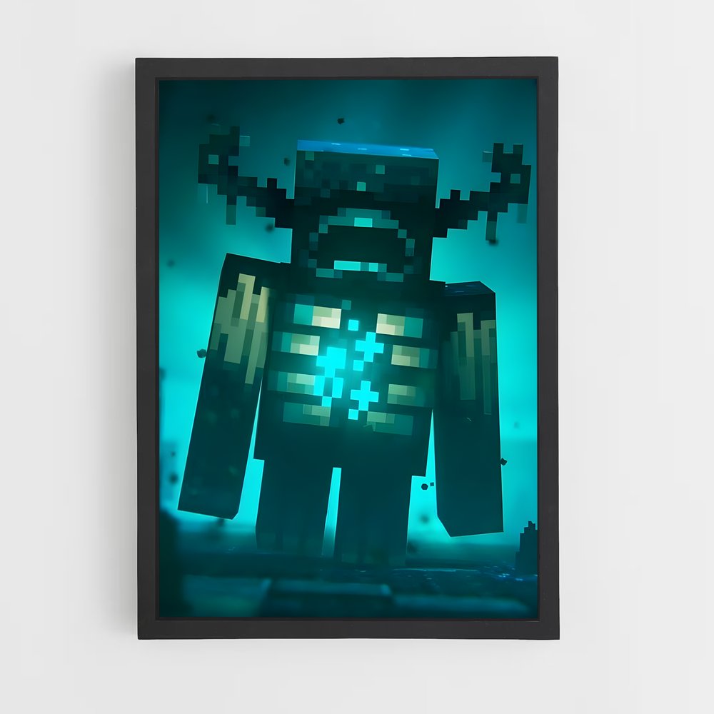 Poster Block Party – affiche Minecraft (vue 2)