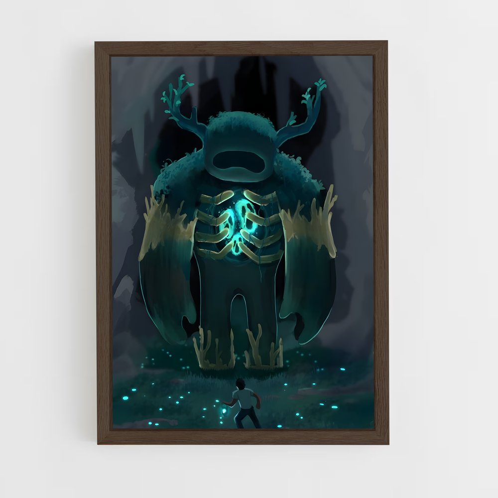 Poster L'Œil de la Bête – affiche Minecraft (vue 5)
