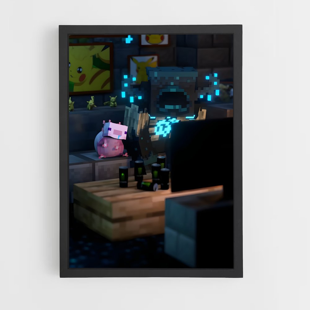 Poster Minecraft: Infinite Realms (vue 2)