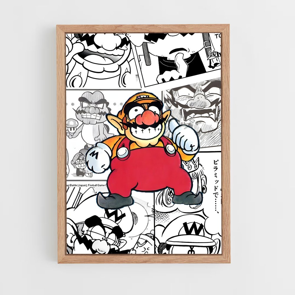 Poster Wario's Wild Adventure – affiche Mario (vue 4)