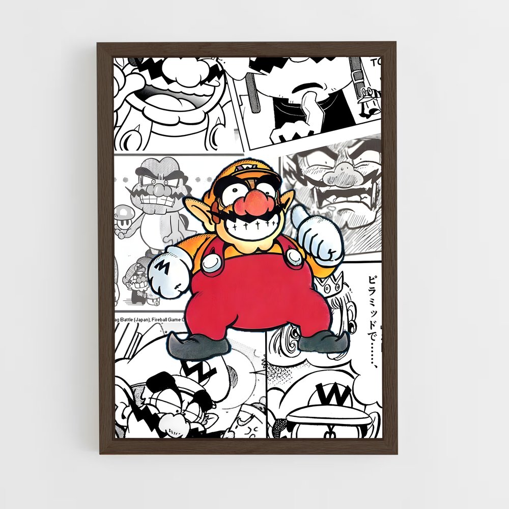 Poster Wario's Wild Adventure – affiche Mario (vue 5)