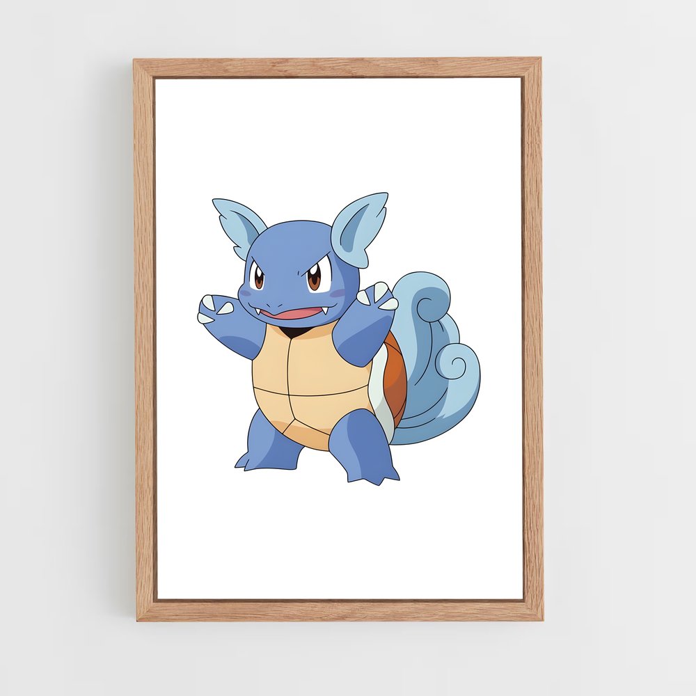 Poster Wartortle Entrez – affiche Pokemon (vue 4)
