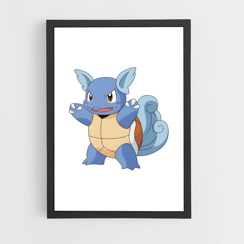 Poster Wartortle Entrez – affiche Pokemon (vue 2)