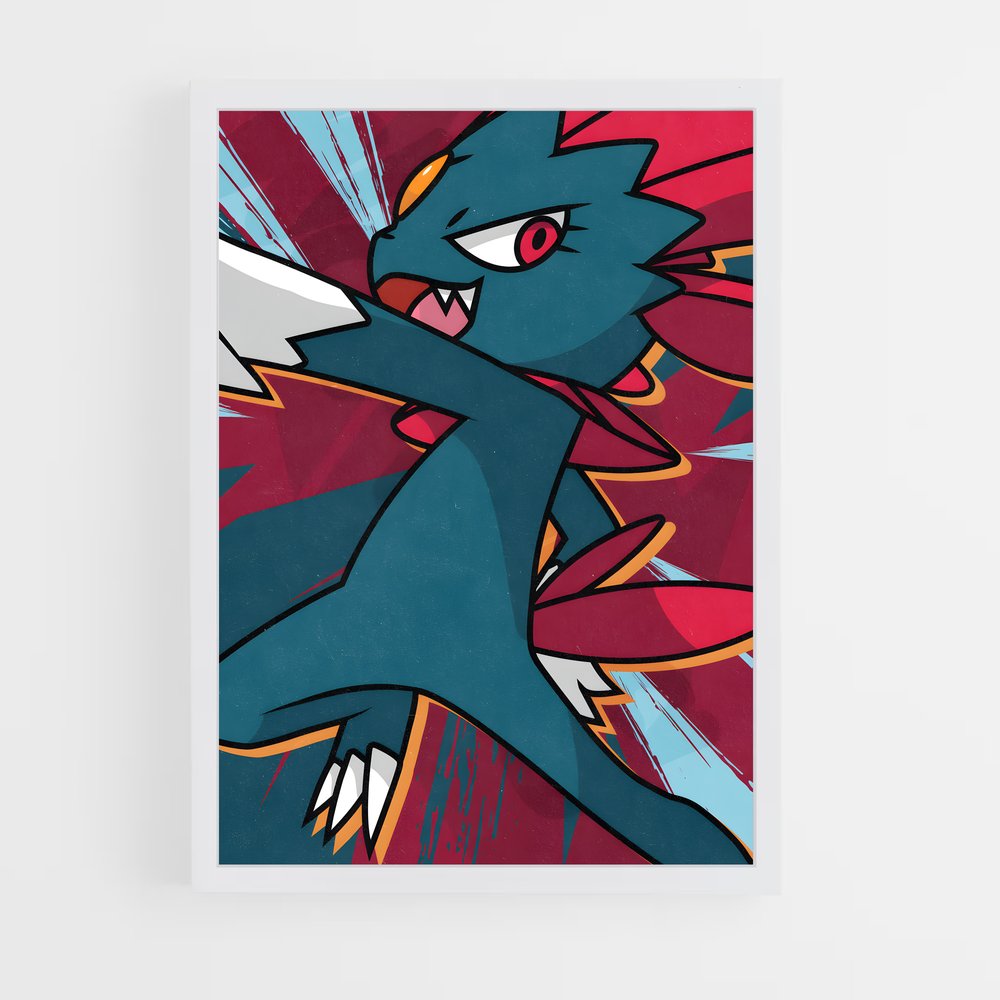 Poster Oiseau Karmin – affiche Pokemon (vue 3)