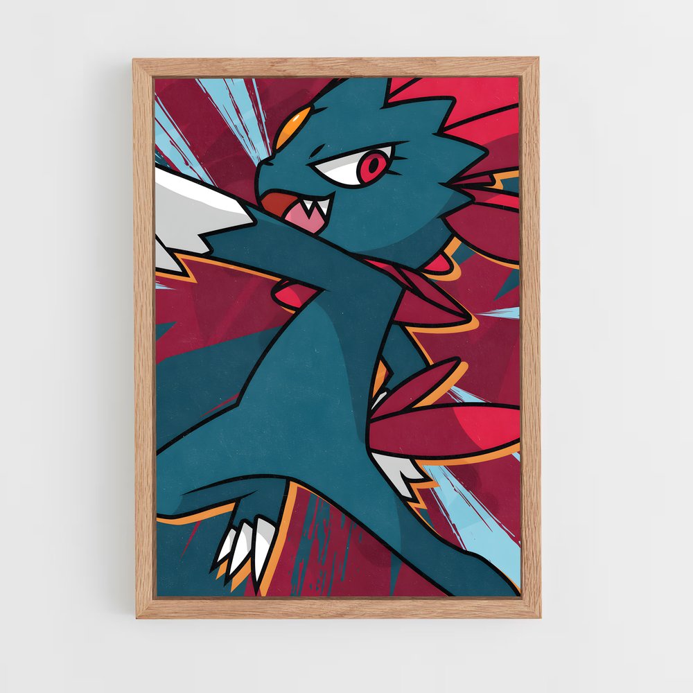 Poster Oiseau Karmin – affiche Pokemon (vue 4)