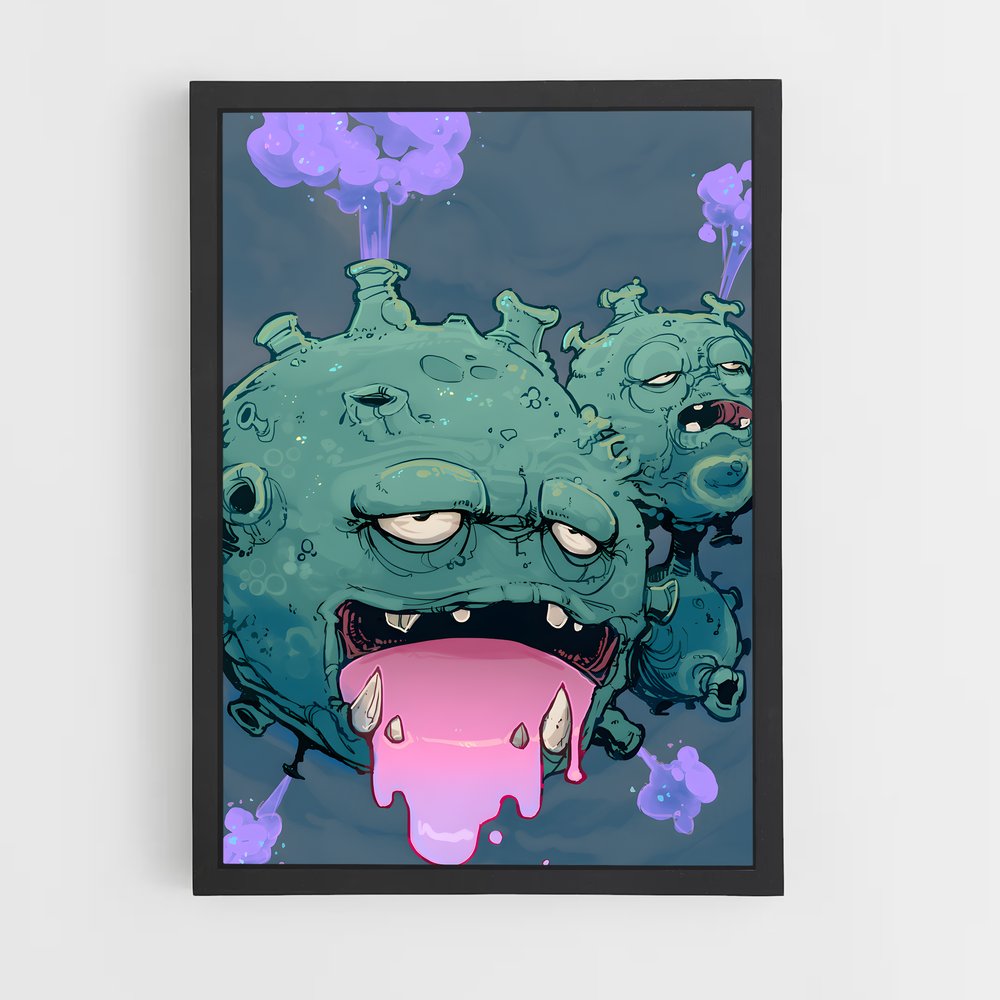 Poster Bouche à Oxygène – affiche Pokemon (vue 2)