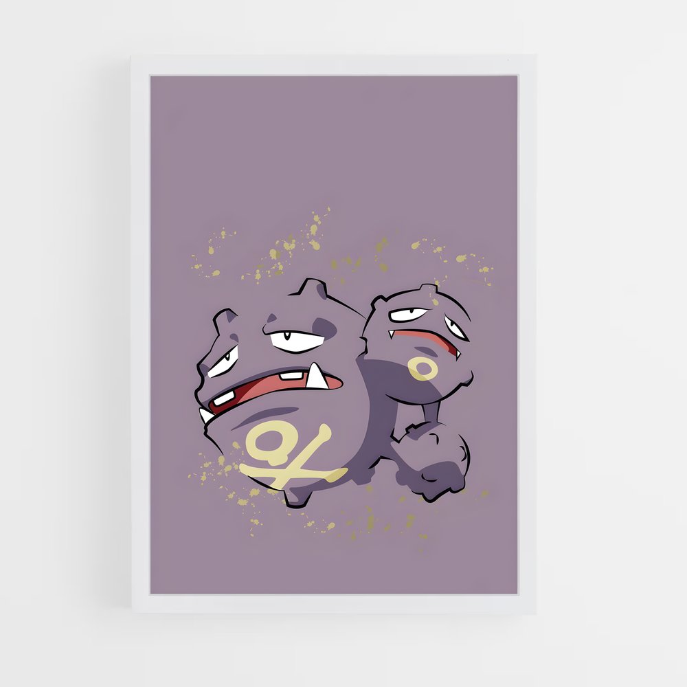 Poster Sourire Malicieux – affiche Pokemon (vue 3)