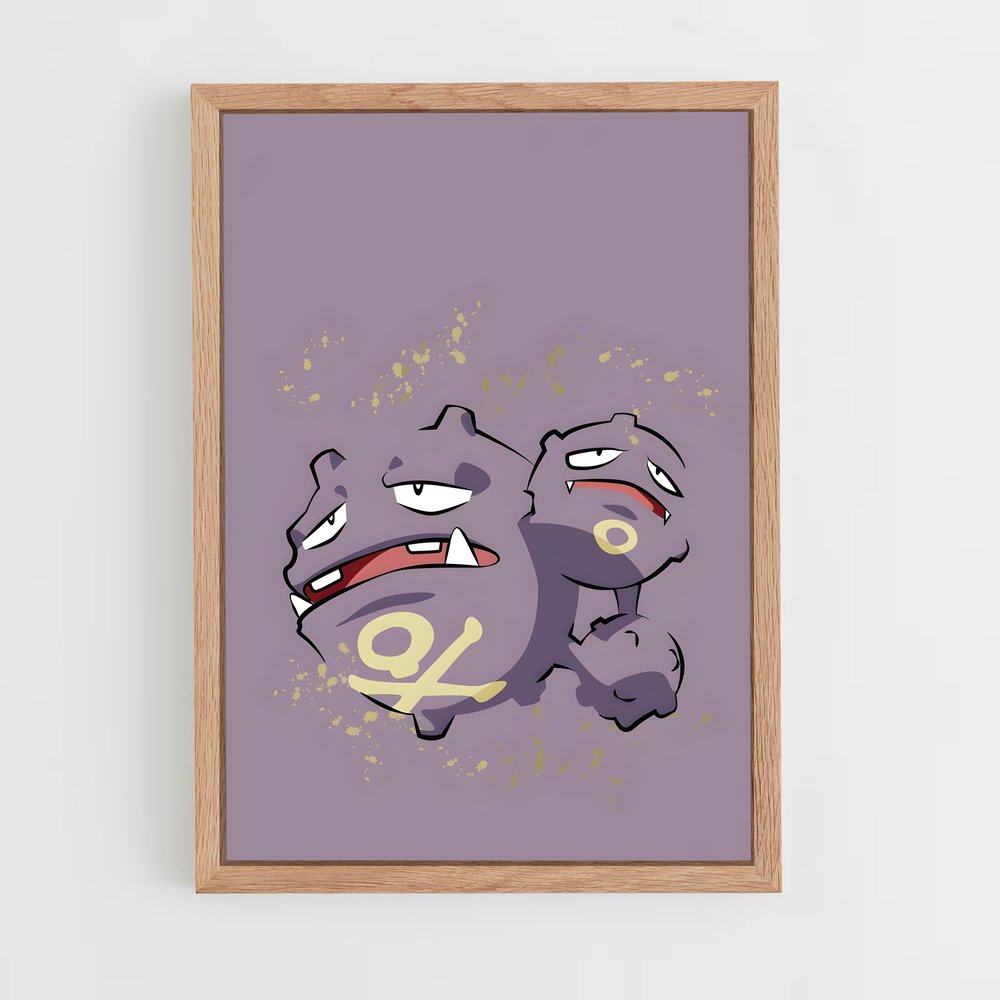 Poster Sourire Malicieux – affiche Pokemon (vue 4)