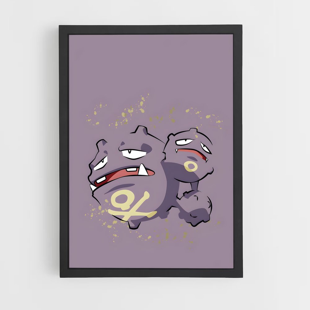 Poster Sourire Malicieux – affiche Pokemon (vue 2)