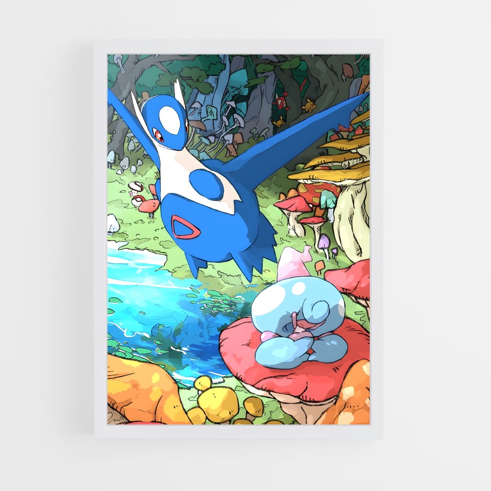 Poster L'Escapade Sylvestre – affiche Pokemon (vue 3)