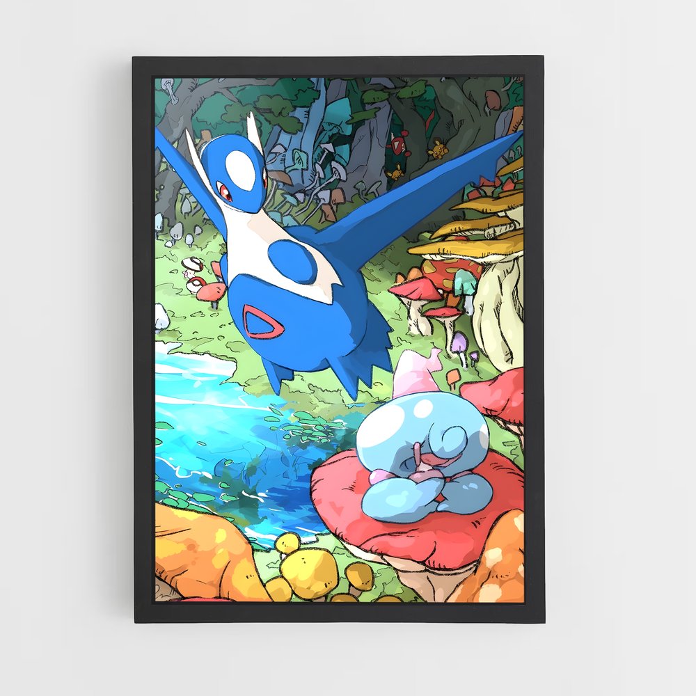 Poster L'Escapade Sylvestre – affiche Pokemon (vue 2)