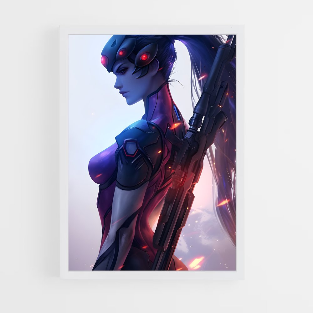 Poster Widowmaker héroïne – affiche Overwatch (vue 3)