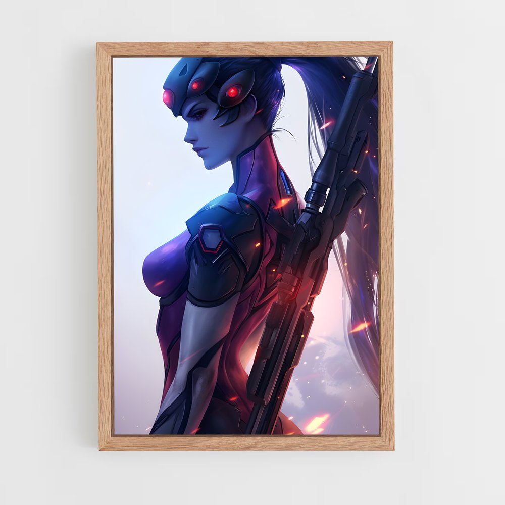 Poster Widowmaker héroïne – affiche Overwatch (vue 4)