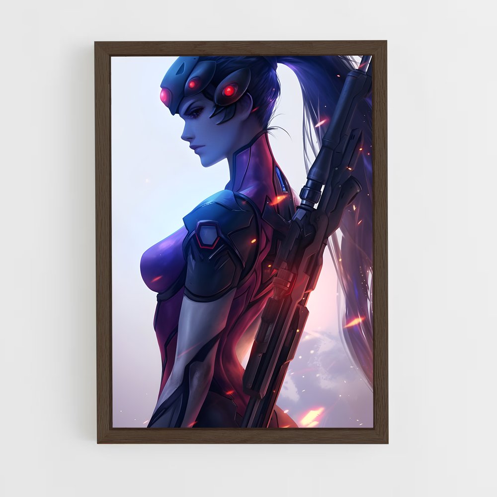 Poster Widowmaker héroïne – affiche Overwatch (vue 5)