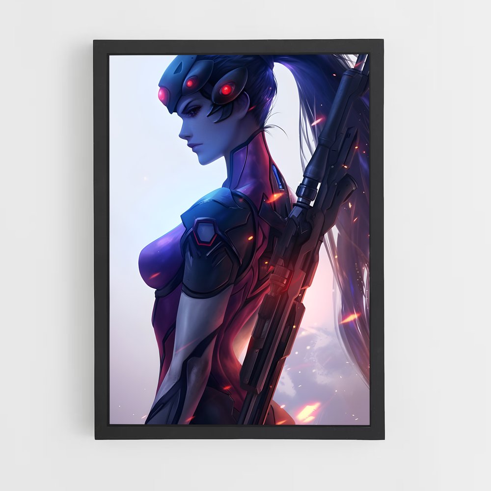 Poster Widowmaker héroïne – affiche Overwatch (vue 2)