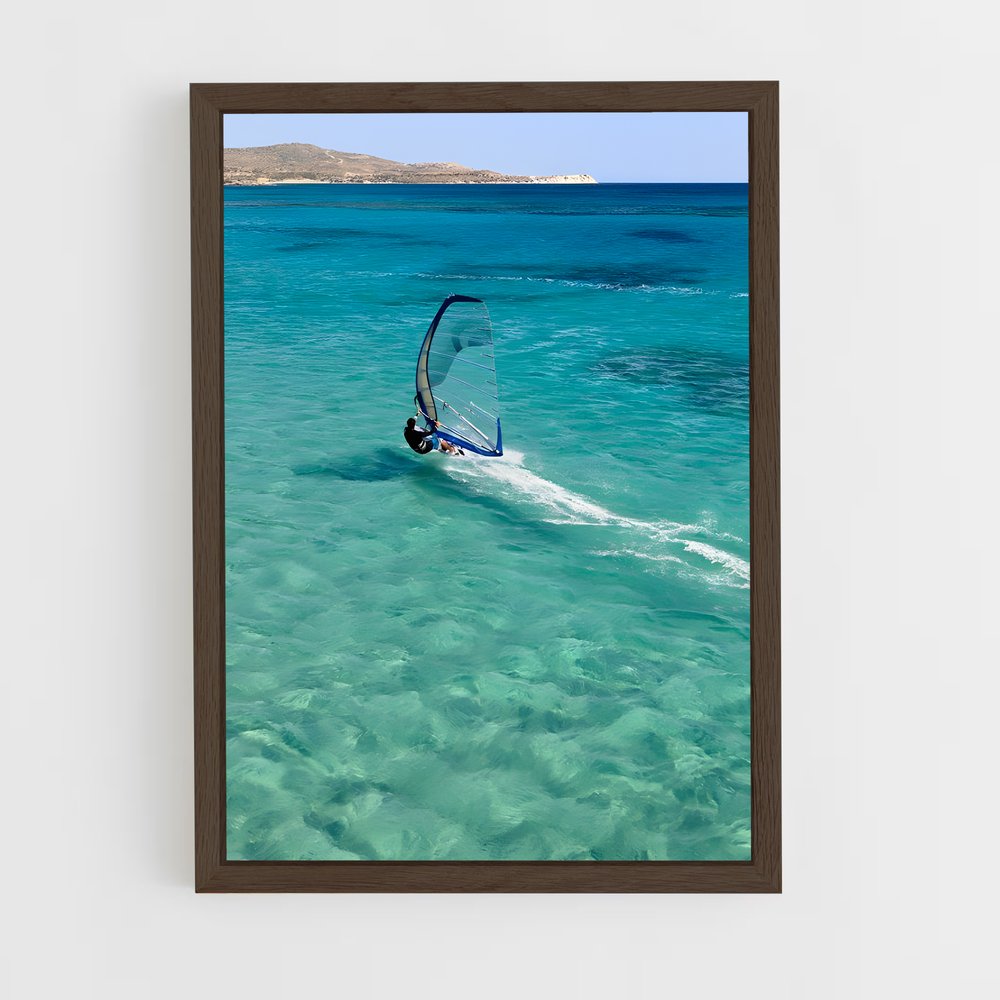Poster Windsurfing Vagues – affiche Planche à voile (vue 5)