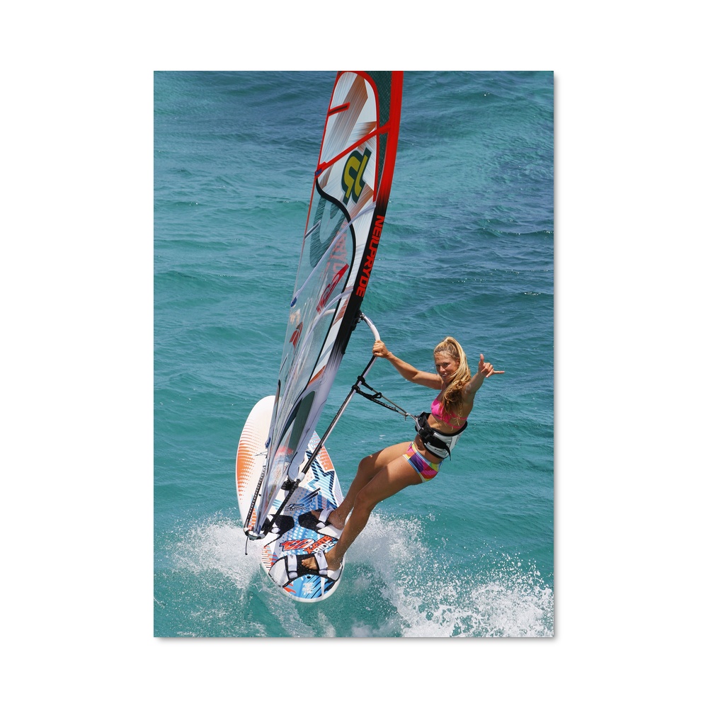 Poster Surfing the Wind